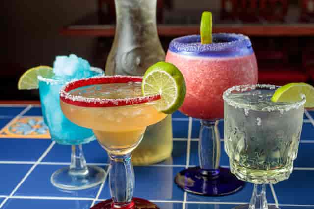 assorted margaritas