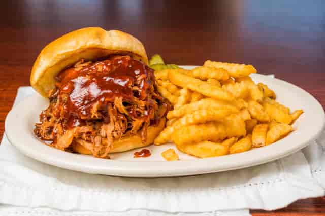 pulled pork sandwich