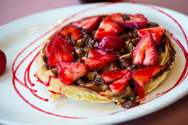 strawberry pancake