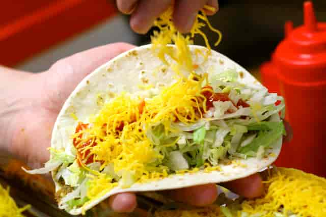 prepping tacos