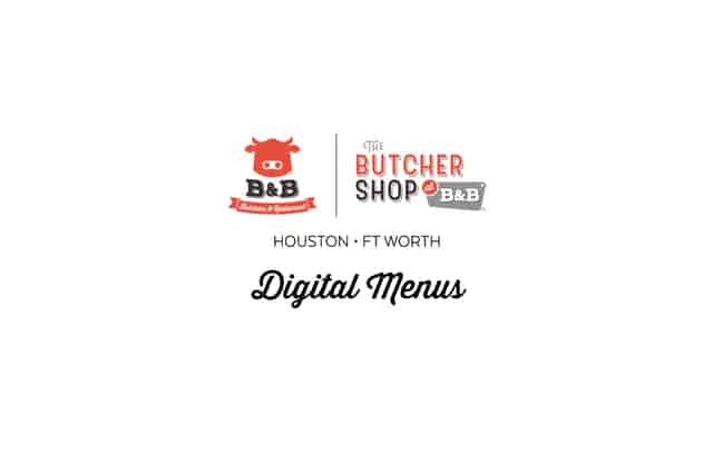 Digital Menus