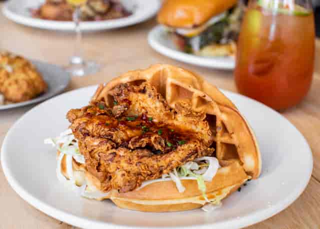 chicken and waffle