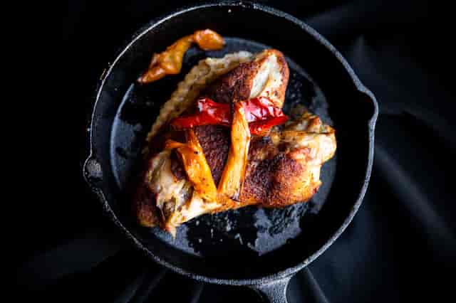 Baked turkey wing