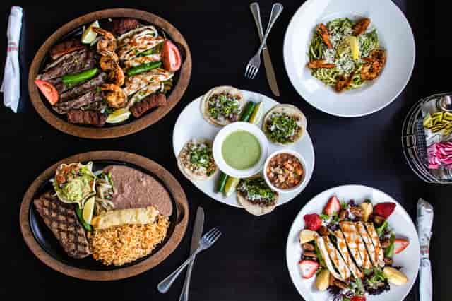 multiple dishes