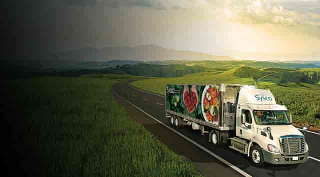 truck on the road