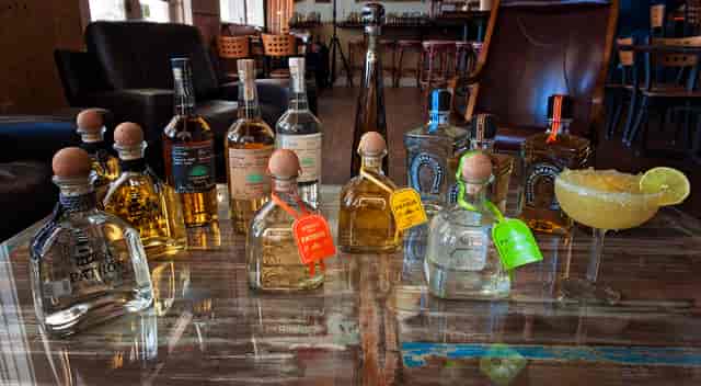 tequila bottles