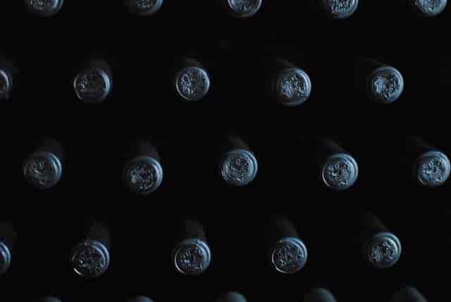 wine bottles