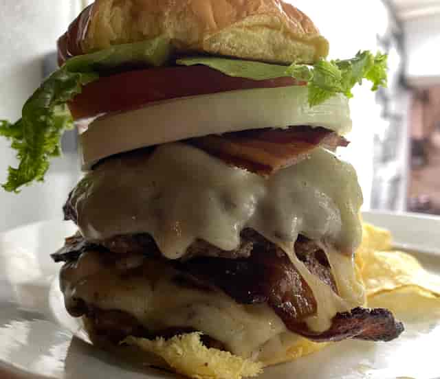 double double with bacon