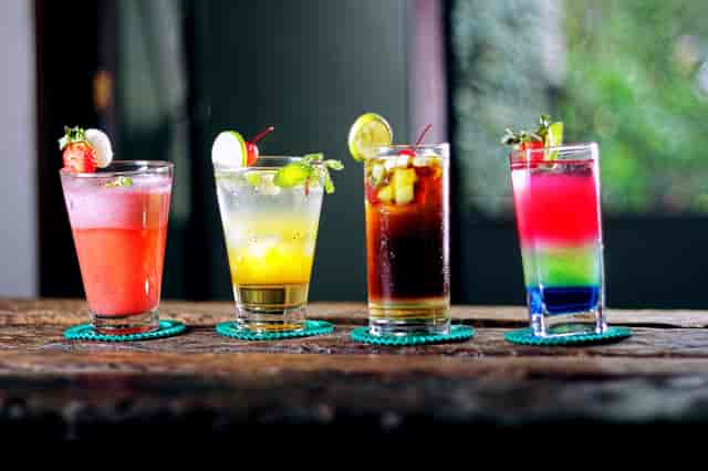 colorful drinks