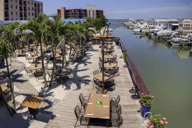 view of outdoor seating