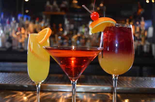 Colorful cocktails