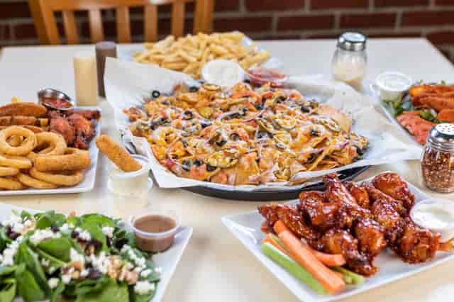 table with food