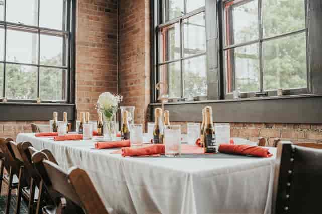 decorated table