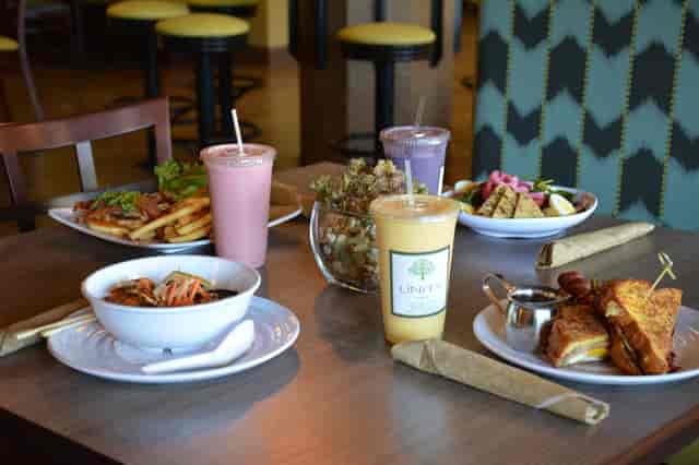 Variety of different dishes