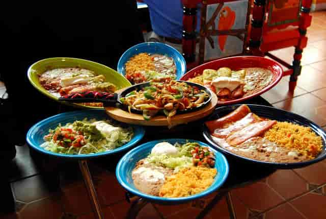 plates of food