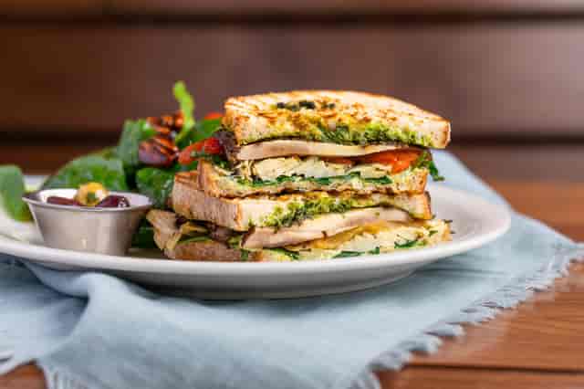 portobello veggie panini