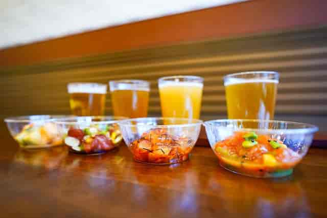 Poke bowls and beer