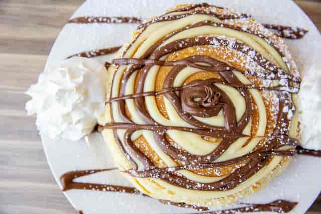 boston cream pancakes
