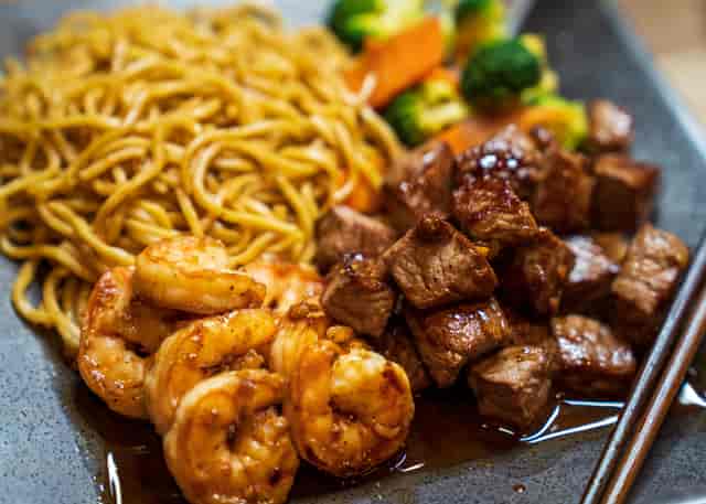 hibachi steak and shrimp