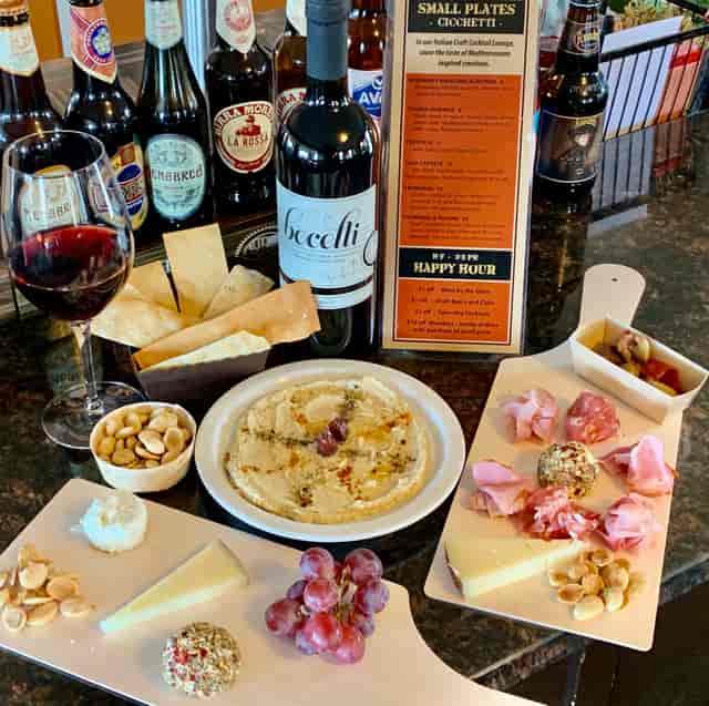 Small Plates ( Cicchetti) in Our Craft Cocktail Lounge