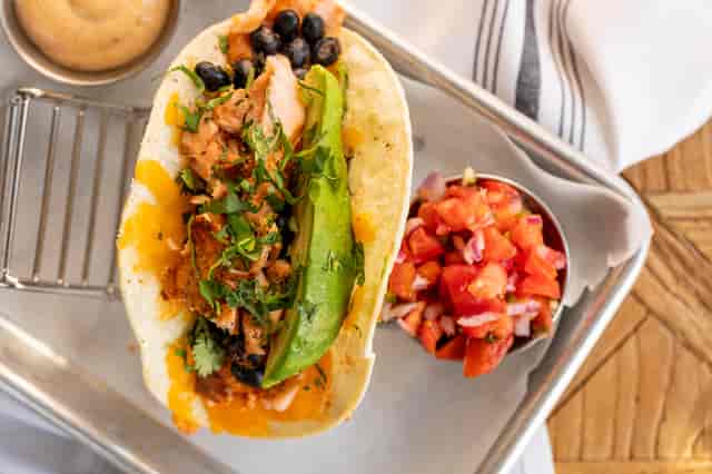 salmon taco