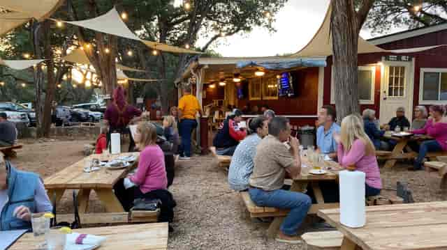 exterior dining