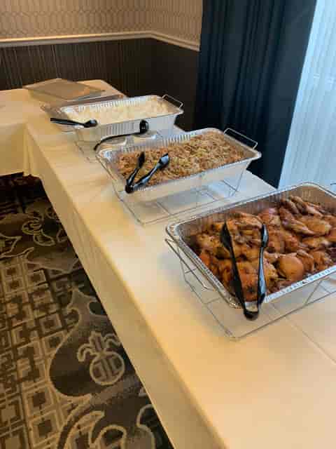 catering table