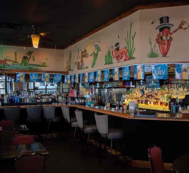 view of bar