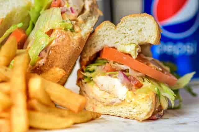 Latino chicken breast sandwich