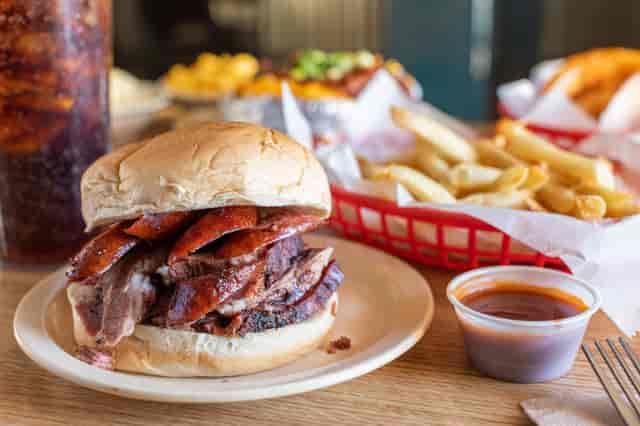 mixed meat sandwich