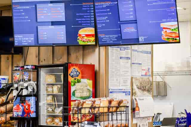 Harmony Korner interior menu
