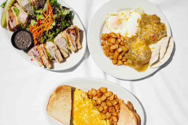 three plate hero shot