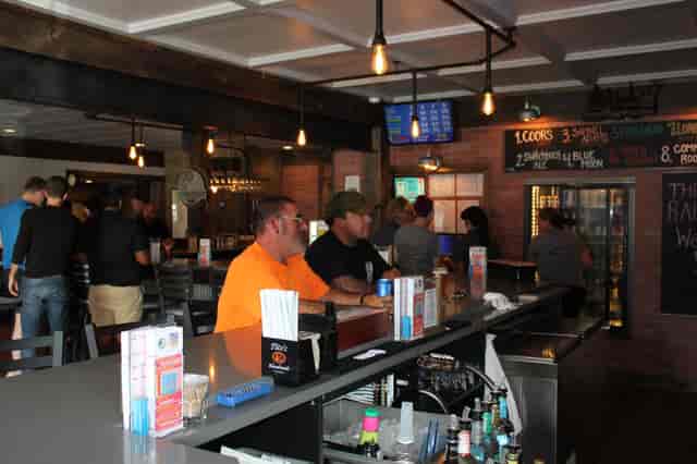 Interior crowded bar