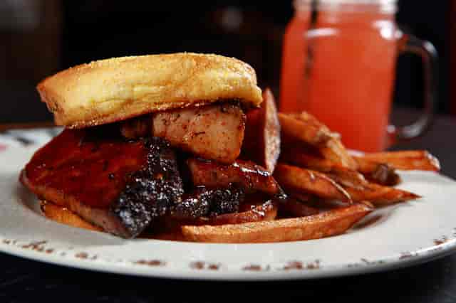 smoked meats sandwich
