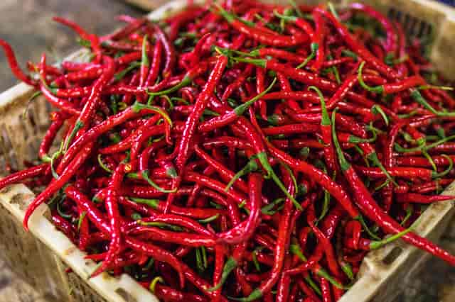 red peppers