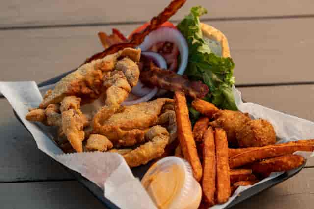 softshell crab BLT