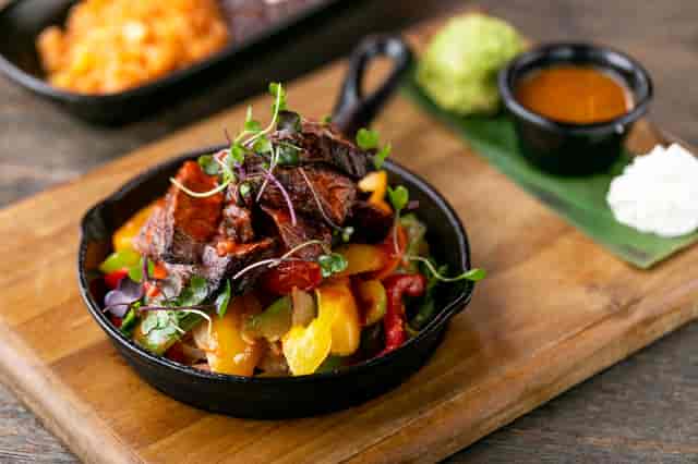 Steak fajitas
