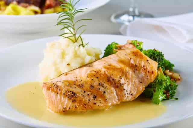 grilled salmon