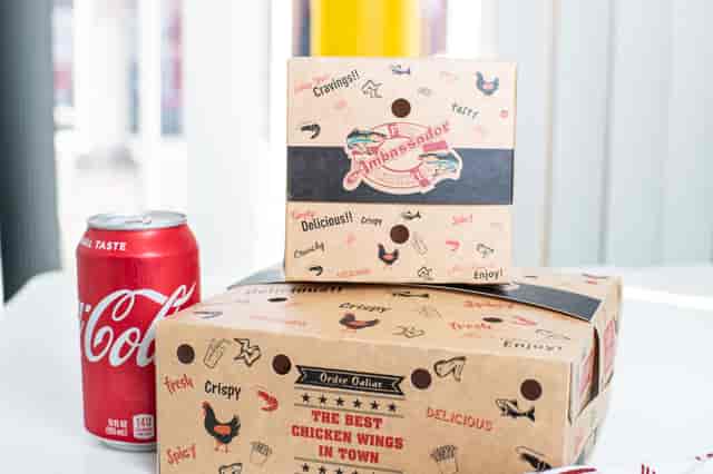 Packaged meal from Amabassador Fish & Chicken