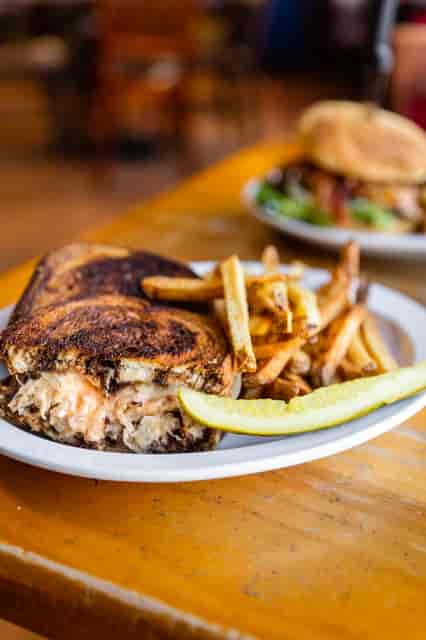 Sandwich and Fries
