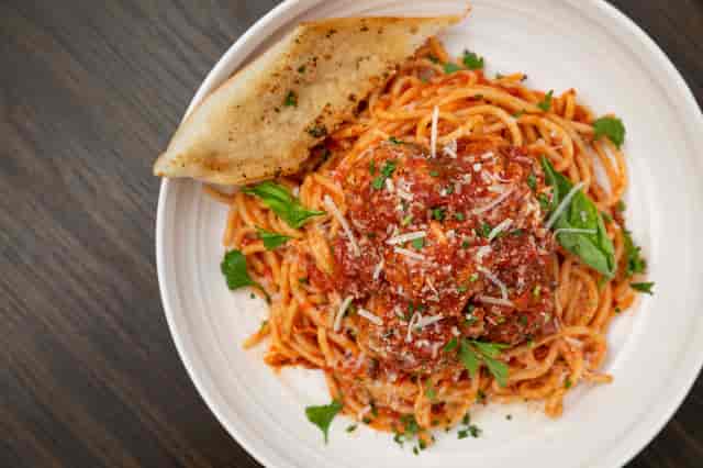 spaghetti and meatballs