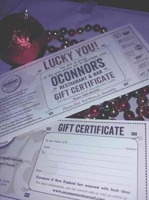 gift certs