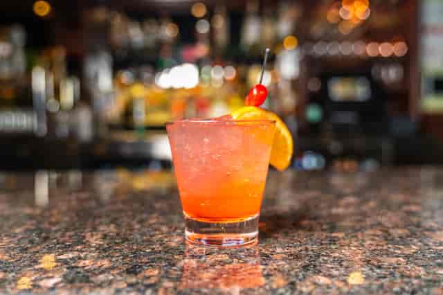 drink on bar