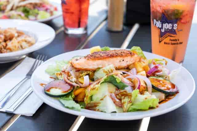 blood orange mango salmon