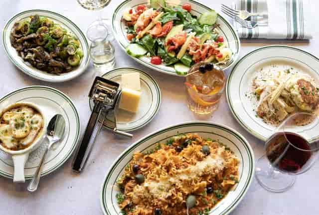 spread of dishes