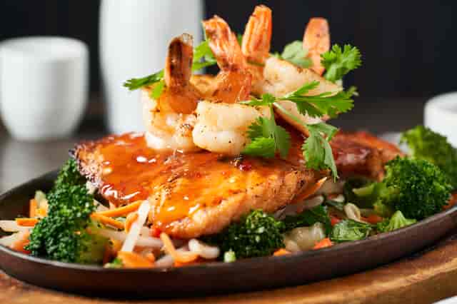 Spicy Salmon and Shrimp