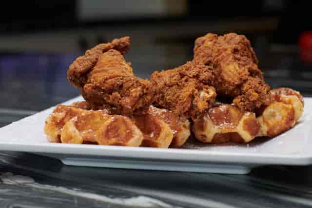 chicken and waffles