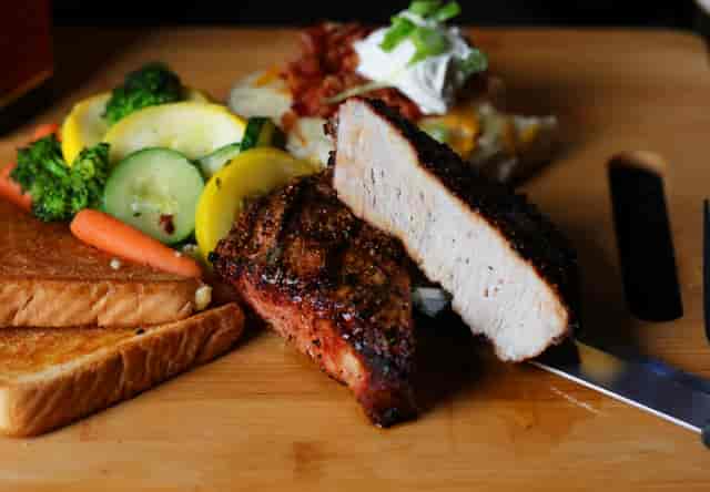 Pork chop dinner