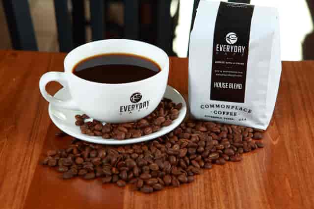 coffee with beans