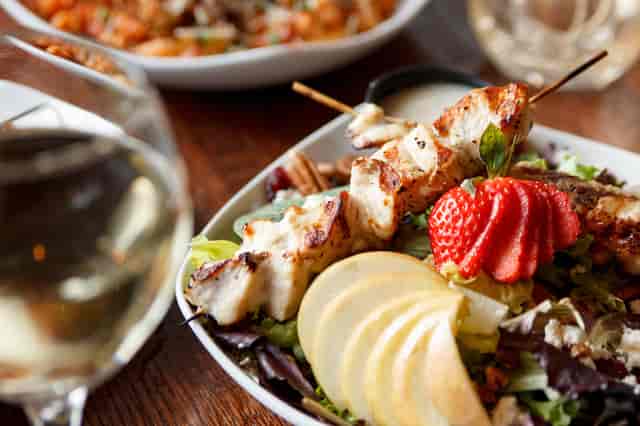 Chicken Kabob Salad